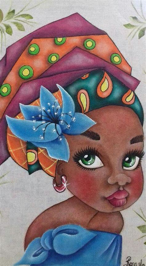Bonecas Africanas Desenho Africano Meninas Negras