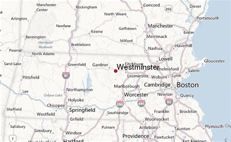 Guía Urbano De Westminster Massachusetts