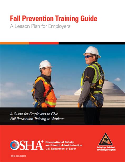 Osha Fall Protection Toolbox Talks And Trainer Guide Safety Bag