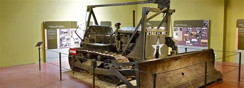 Caterpillar D7 Bulldozer Construction Machinery Used To Build The By Pass In Bayeux