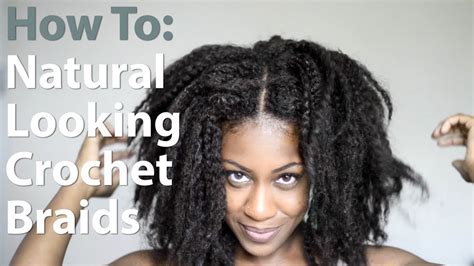 How I Install My Natural Looking Versatile Crochet Braids Youtube