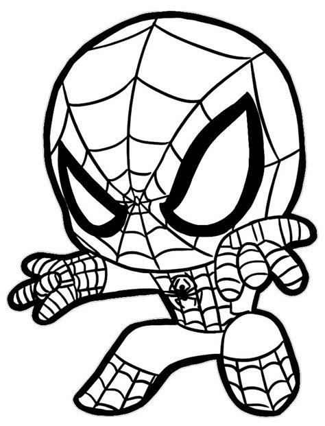 Dibujos De Spiderman Para Colorear