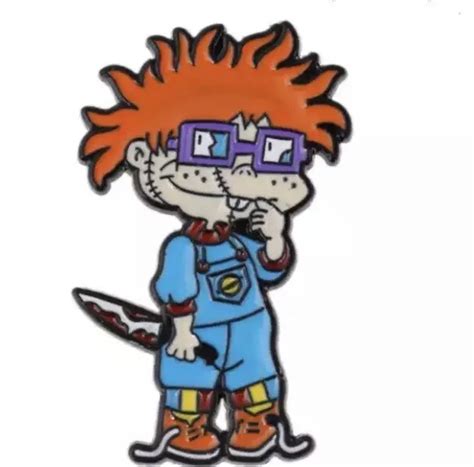 Halloween Horror Chucky Mashup Rugrats Chuckie 15 Enamel Lapel Pin 6
