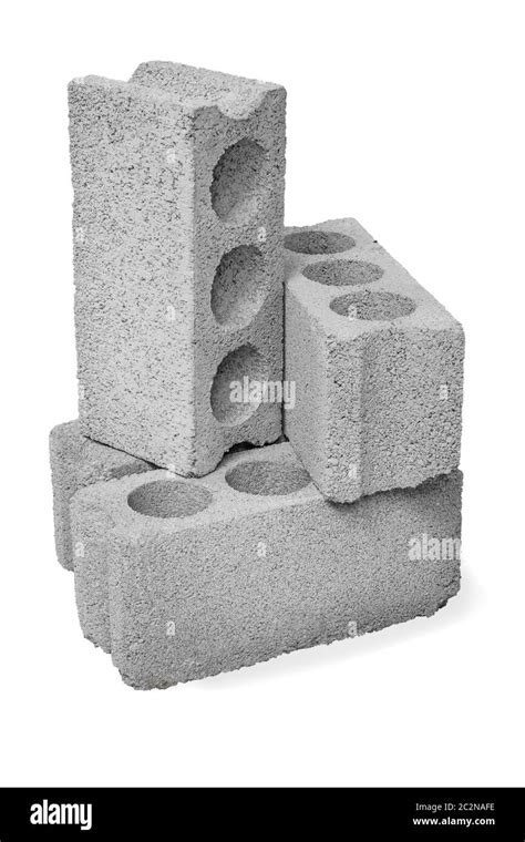 Concrete Hollow Blocks Stock Photo Alamy