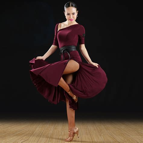 Woman Lady Ballroom Latin Dance Dresses Atmosphere Sexy Adult