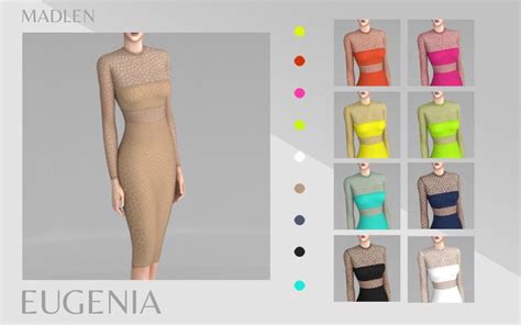 Madlen — Madlen Eugenia Dress Lace Dress With Cell Like Sims 4