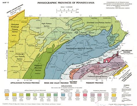 Pennsylvania Geology Map