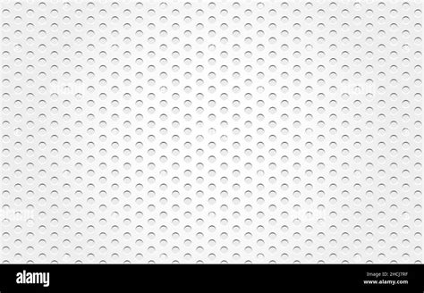 White Mesh Perforated Metal Texture With Light Background Steel