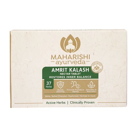 Maharishi Ayurveda Amrit Kalash Nectar Sugar Free 60 Tablet Neel