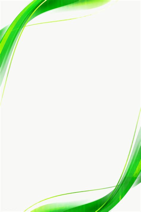 Download Premium Png Of Emerald Green Curve Frame Template Design