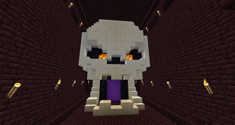 Minecraft Skull Building