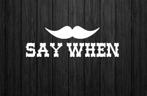 Tombstone Doc Holliday Decal Say When Mustache Car Yeti