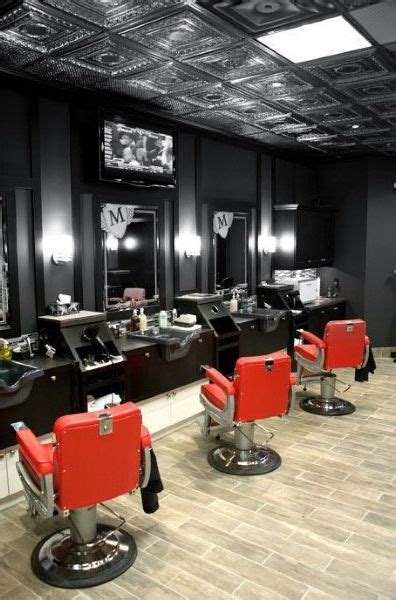 Top Best Barber Shop Design Ideas Manly Interior Decor