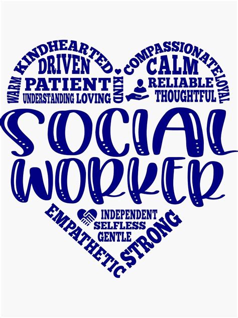 Social Worker Heart Subway Art Caduceus Social Work Word Cloud
