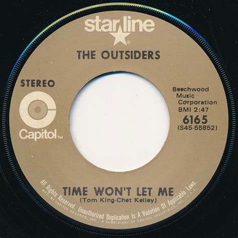Check spelling or type a new query. The Outsiders - Time Won't Let Me / Girl In Love (Vinyl ...