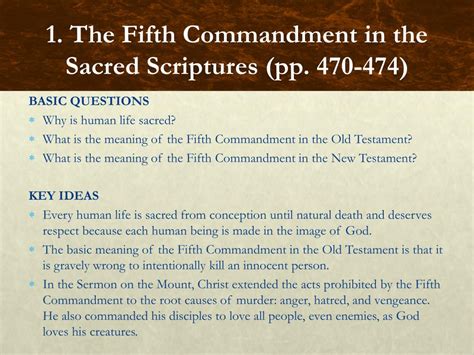 Ppt Chapter 21 The Fifth Commandment Powerpoint Presentation Free