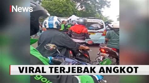 Viral Keributan Antara Dua Supir Angkot Di Jakarta Karena Selisih