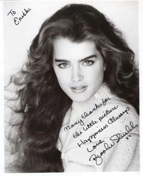 Brooke Shields Actress And Model Autograph Signed Photo 7405 Picclick