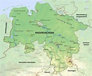 Niedersachsen Karte Mit Städten