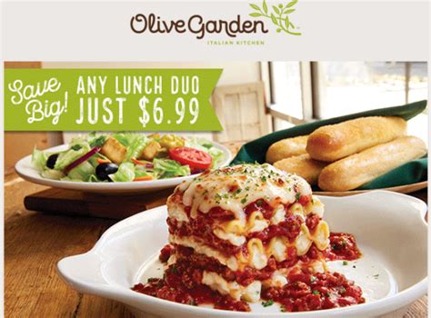 Olive Garden~ Lunch Duos For Just 699 My Dfw Mommy
