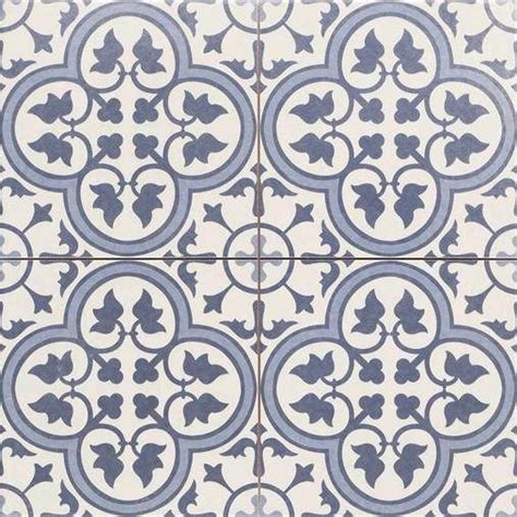 Hampton Blue Patterned Floor Tile 45x45cm Ceramic Planet In 2021
