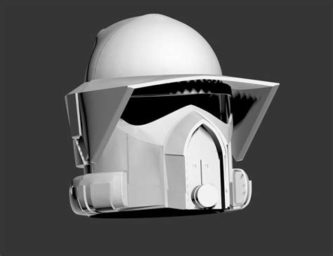 Arf Clone Trooper Helmet Animated Tcw Season 4 6 Star Wars Etsy