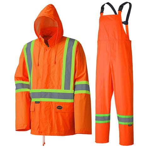 Work Rain Gear Waterproof Jackets Industrial Rain Gear Safety