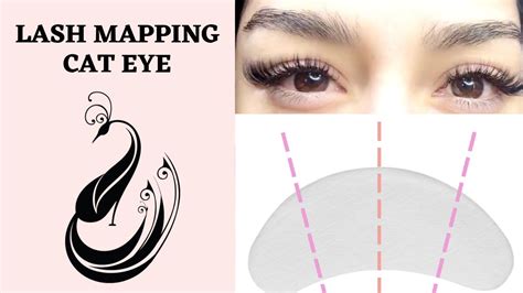 Easy Lash Mapping Cat Eye Shape Eyelash Extensions 101 Youtube