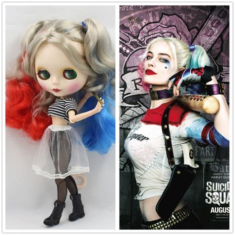 Free Shipping Nude Factory Blyth Doll Harley Quinn No Bl