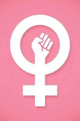 Feminist Female Empowerment Symbol Girl Power Mural Inch Poster 36x54