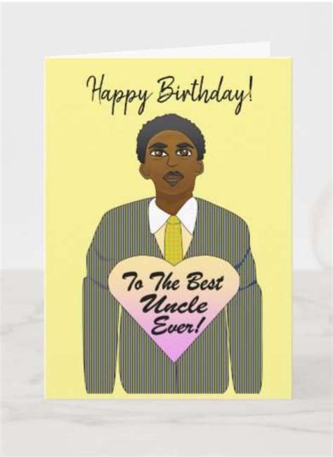 The Best Uncle Ever African American Birthday Card Zazzle Com In