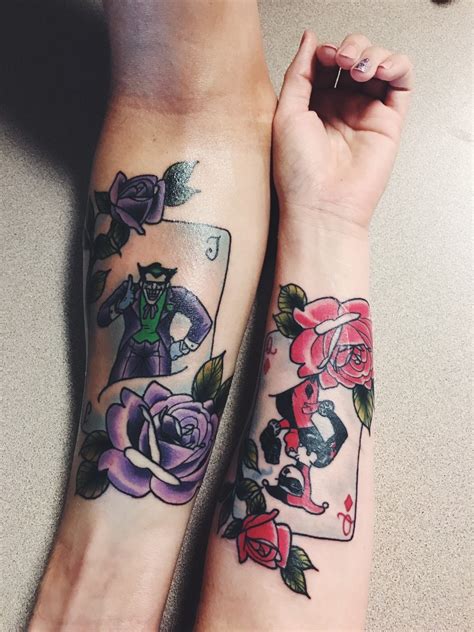 Top harley quinn joker tattoo results | result id: Matching Joker And Harley Tattoo - Best Tattoo Ideas