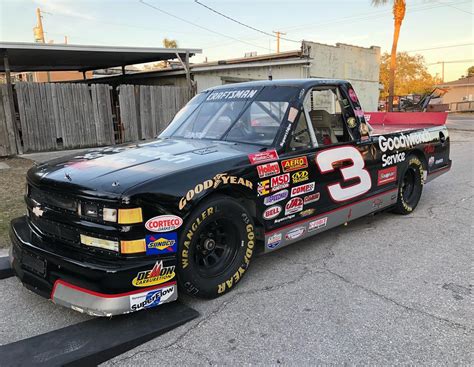 Add to that skinny tires, tiny brakes along with very little. The 'Do it for Dale' guy just bought a #3 NASCAR truck ...