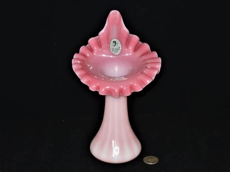 vintage fenton rosalene tulip vase signed by scott k fenton etsy tulips in vase fenton