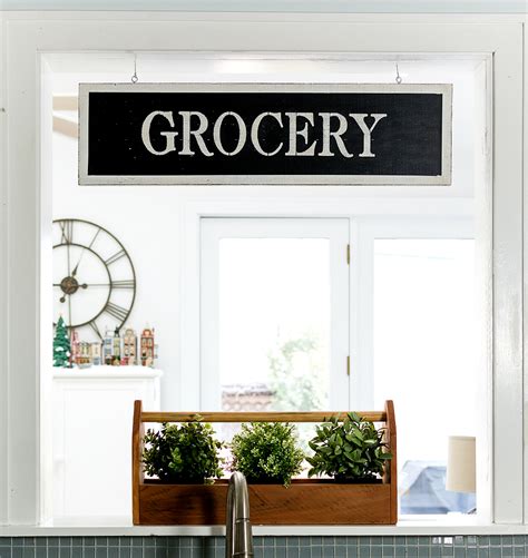 Vintage Look Grocery Sign It All Started With Paint