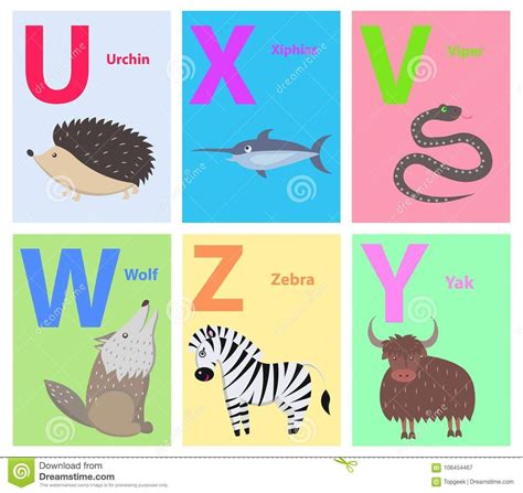 Animal That Starts With U Or X Alphabet Poster Cool Coloring Pages