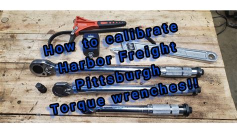 Harbor Freight Pittsburgh Torque Wrench How To Calibrate Super Easy😁