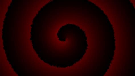 Fond Décran Abstrait Rouge Spirale Art Numérique Noir Cercle