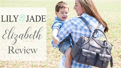 lily jade elizabeth diaper bag review packing and on the body youtube