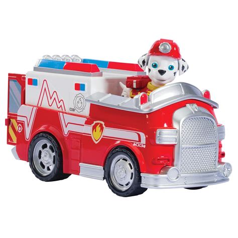 Buy Paw Patrol Basic Vehicle And Pup Rescue Marshall At Mighty Ape