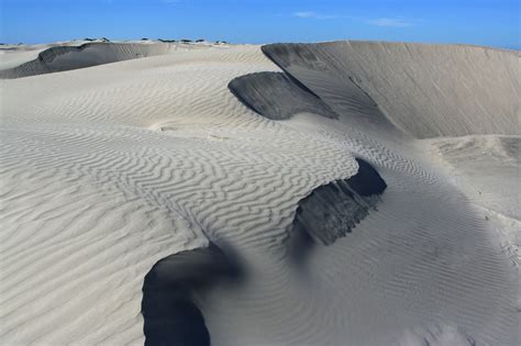 Dunes In Bahia Magdalena Baja California California