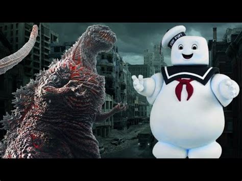 Shin Godzilla Vs Stay Puft Marshmallow Man Youtube