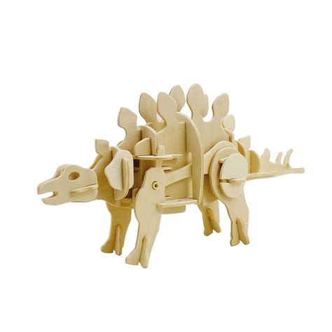 Dinoroid Stegosaurus Dinosaur Puzzles Wooden Puzzles Wooden Diy
