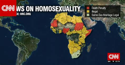 على الخريطة قوانين المثلية الجنسية في القارة الأفريقية Cnn Arabic
