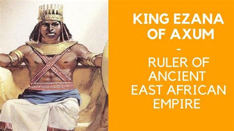 King Ezana Of Axum Ruler Of Ancient Empire In E Africa Youtube
