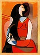 Seated woman, 1927 - Pablo Picasso - WikiArt.org