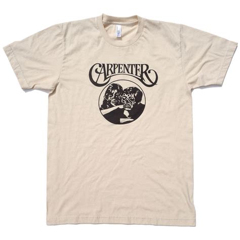 Carpenter Ii The Carpenters Creme Cinemetal T Shirts