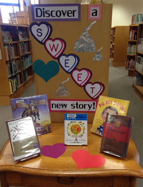 Sweet Reads Childrens Display February 2016 Sparta Free Library