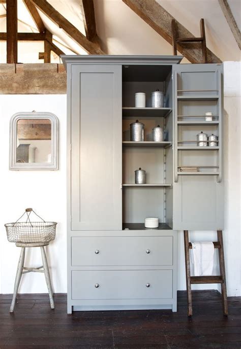 Larder cupboard armoire pantry pantry cabinet free standing. Beautiful | Stand alone kitchen pantry, Kitchen cabinet ...