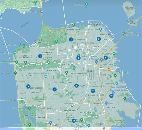San Francisco Supervisor District Map
